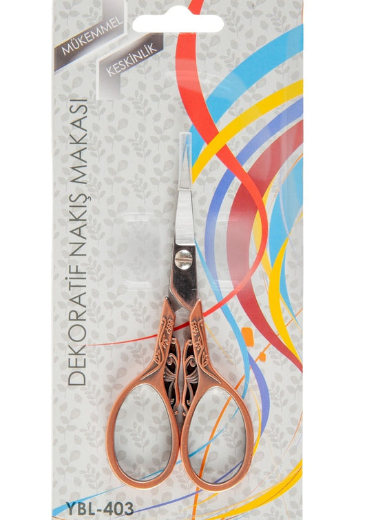 Nakýþ Makasý Dekoratif Bakýr Kelebek YBL-403 Model 18