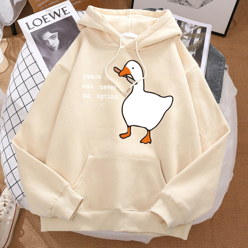 Streetwear Hoodie mit Cartoon-Print – Lockerer Schnitt | Frühling & Herbst Kapuzenpullover
