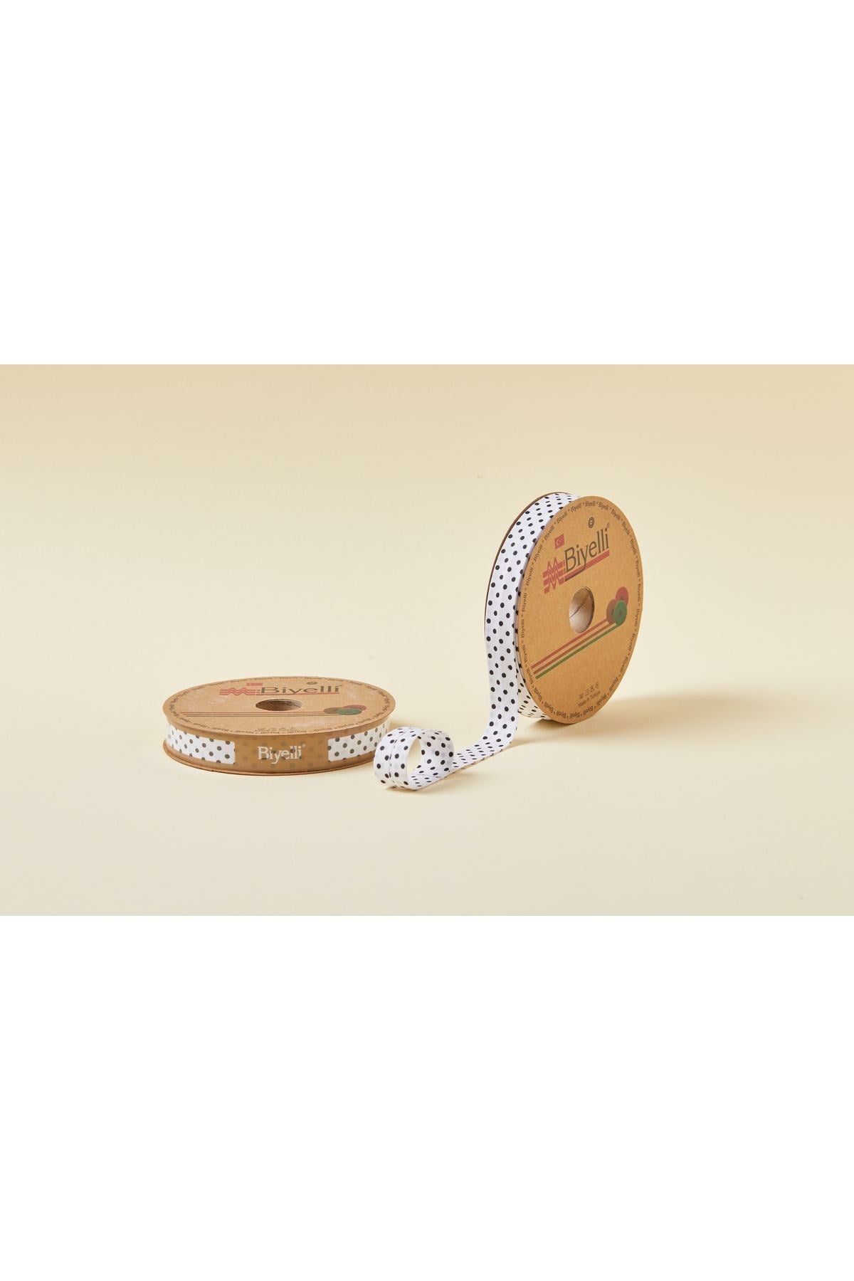 Biye Puanlý Katlý B11 Siyah 2 cm 25 Metre %65 Koton %35 Polyester